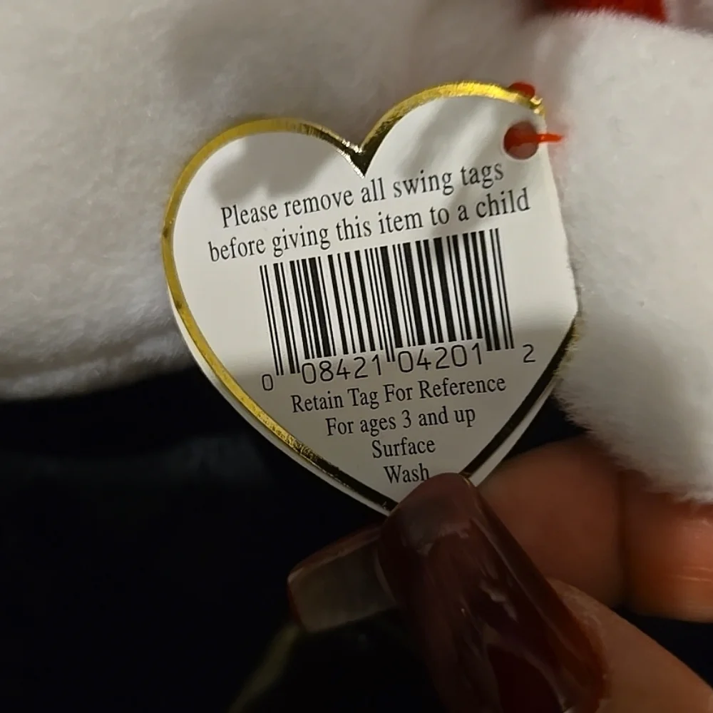 Ty Beanie Baby Snowball, 1996 With Case